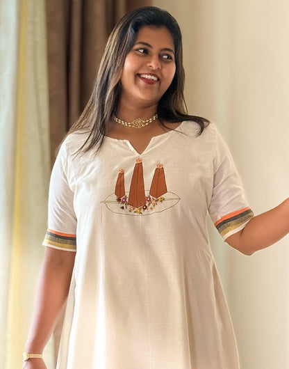 Onathappan Hand Embroidered Dress image 3