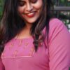 Pure georgette Magenta Kurta with Hand Embroidery - Image 3