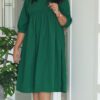 emerald-green-casual-dress