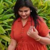 fiery-orange-cotton-dress-with-tie