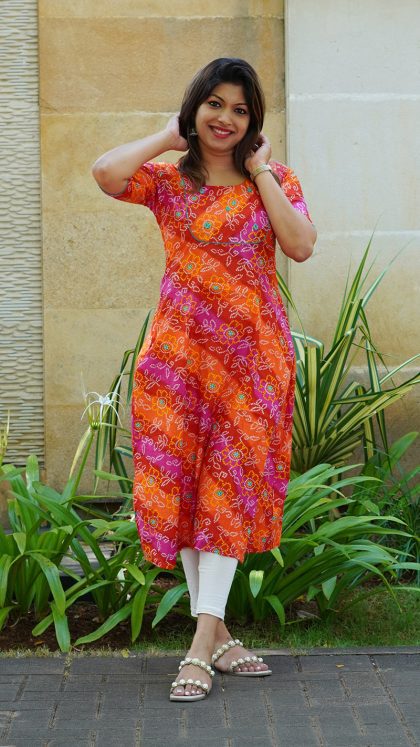 bandhani-fuschia-pink_mirror_work_kurti