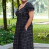 black-checkered-dress