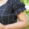 black-checkered-dress