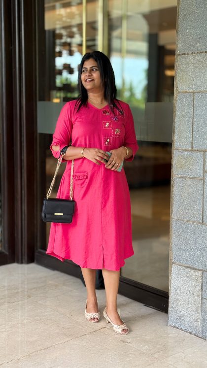 cerise-pink-embroidered-dress