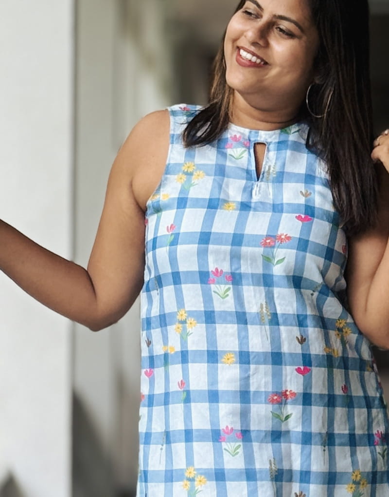 sky-blue-checks-dress