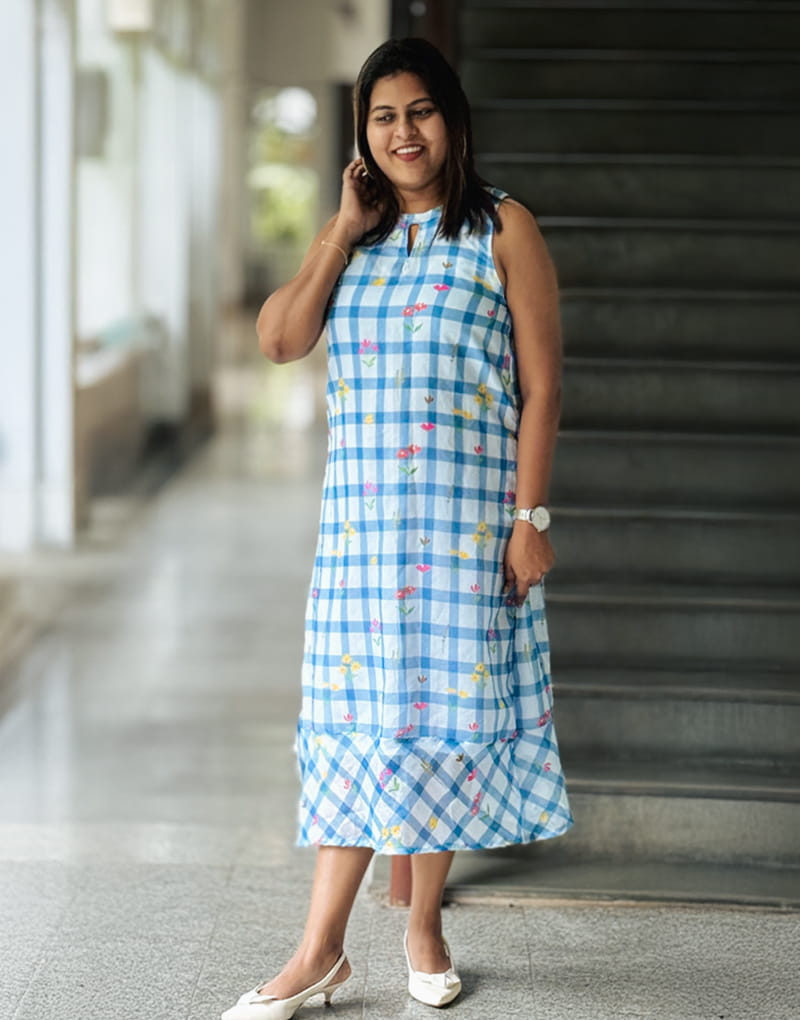 sky-blue-checks-dress