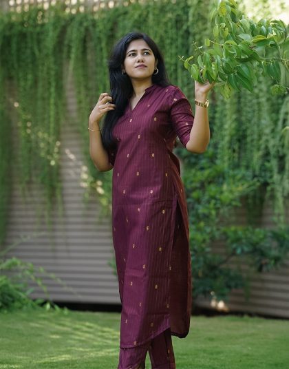 marron-cotton-silk-coord-set