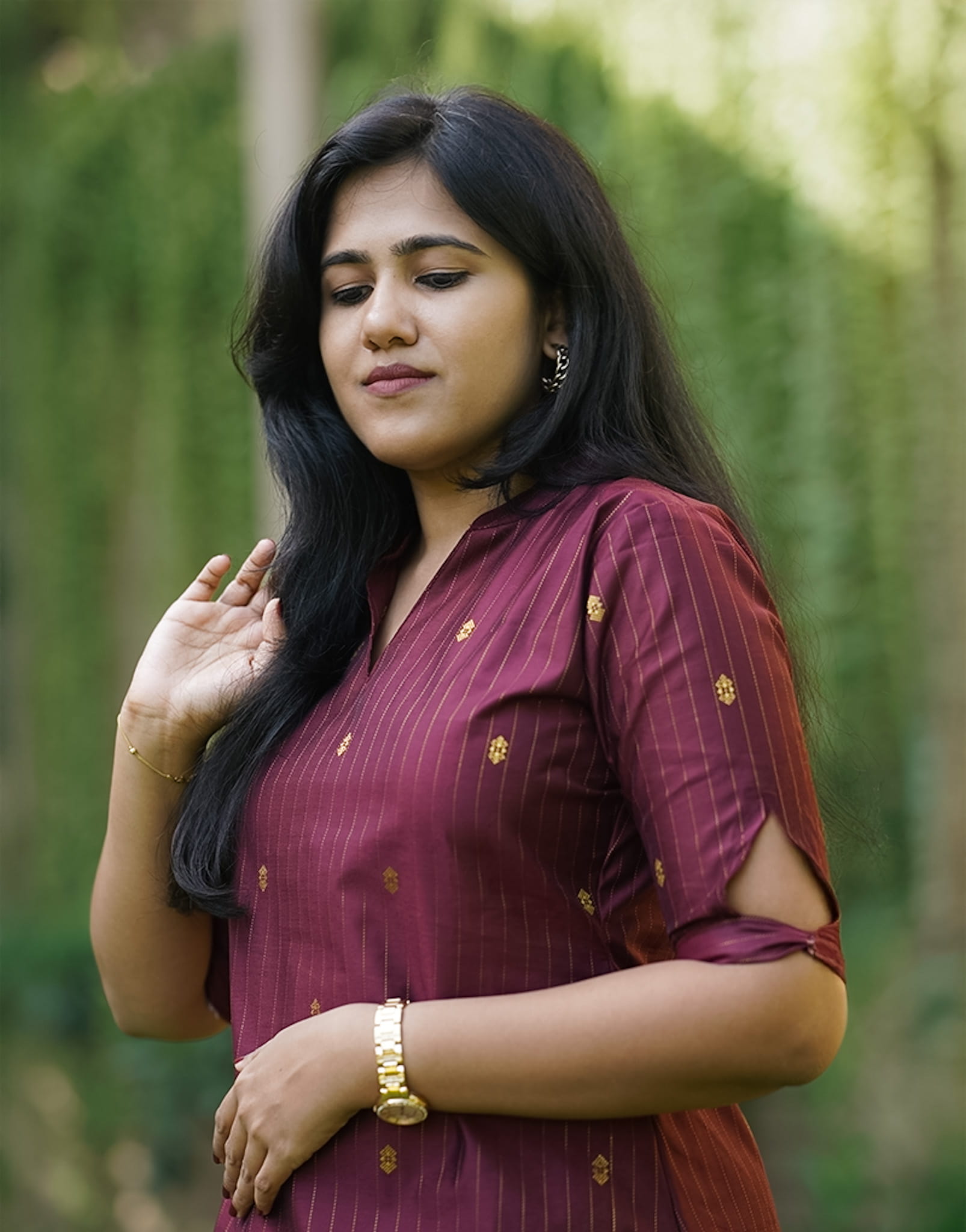 marron-cotton-silk-coord-set